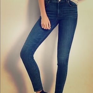 Express 6R high wise legging denim ankle jean